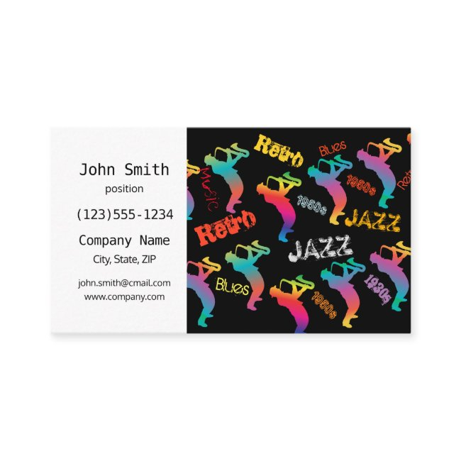 Jazz Musicians Retro Music Pop Art 1930s - 1950s Business Invitations