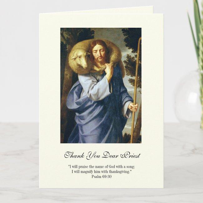 Jesus Good Shepherd Priest Encouragement Invitations