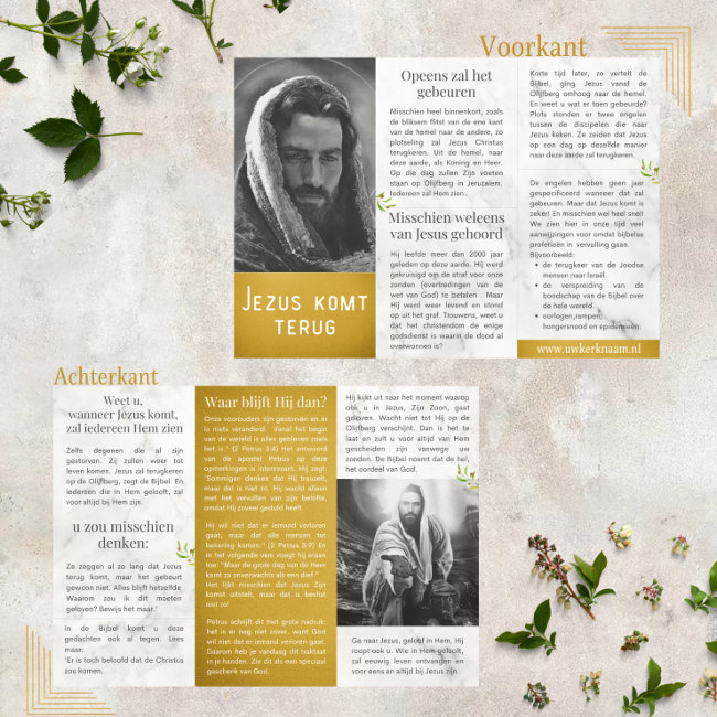 Jezus Komt Terug Christelijk Traktaat