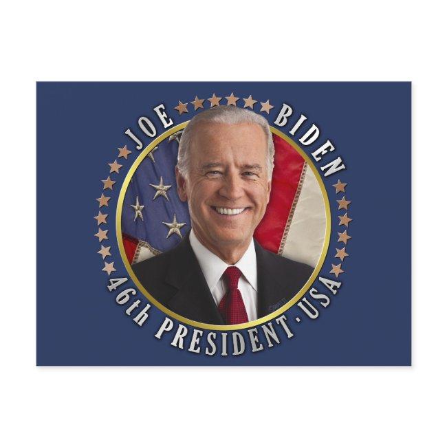 Joe Biden 46th President Usa Commemorative Photo Postinvitations