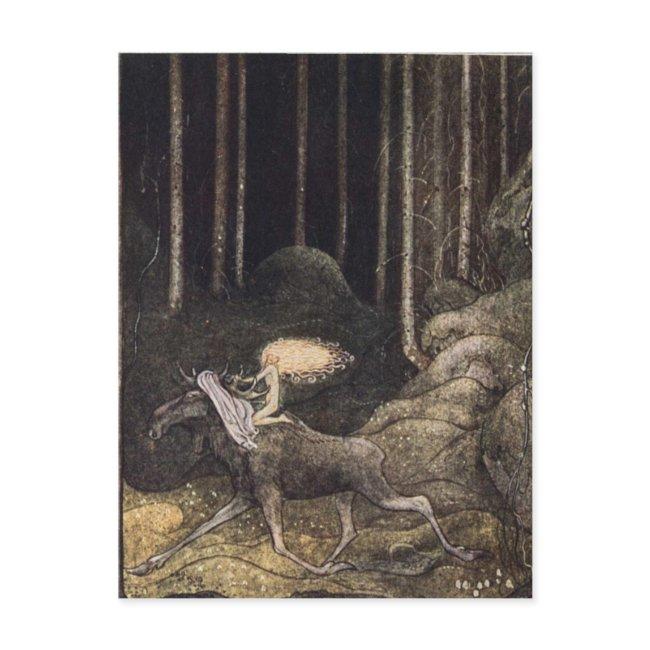 John Bauer - Elk Cotton Postinvitations