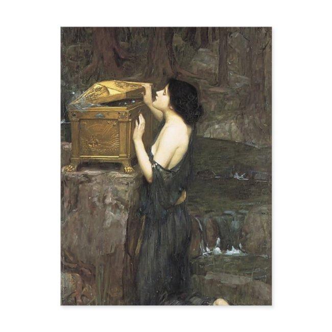 John William Waterhouse- Pandora Postinvitations