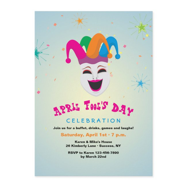 Joker April Fool's Day Invitation