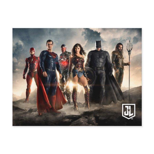 Justice League | Justice League On Battlefield Postinvitations