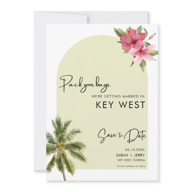 Key West Florida Destination Wedding Save The Date