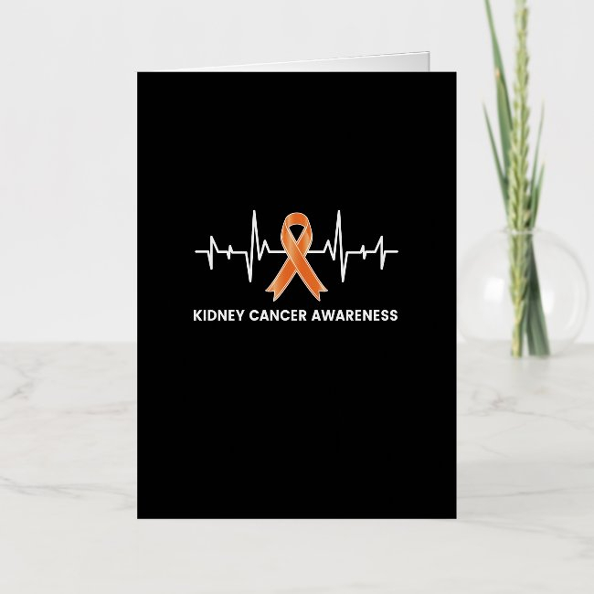 Kidney Cancer Awareness Survivor Support Warrior Foil Greeting Invitations