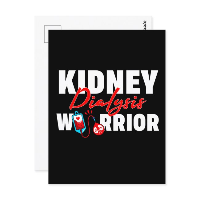 Kidney Dialysis Warrior Kidney Recipient Postinvitations