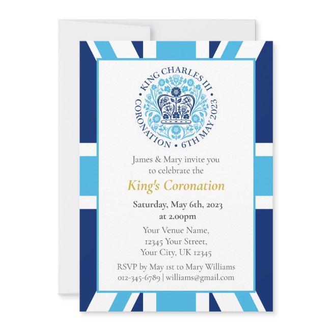 King Charles Iii Coronation Celebration Party Invitation