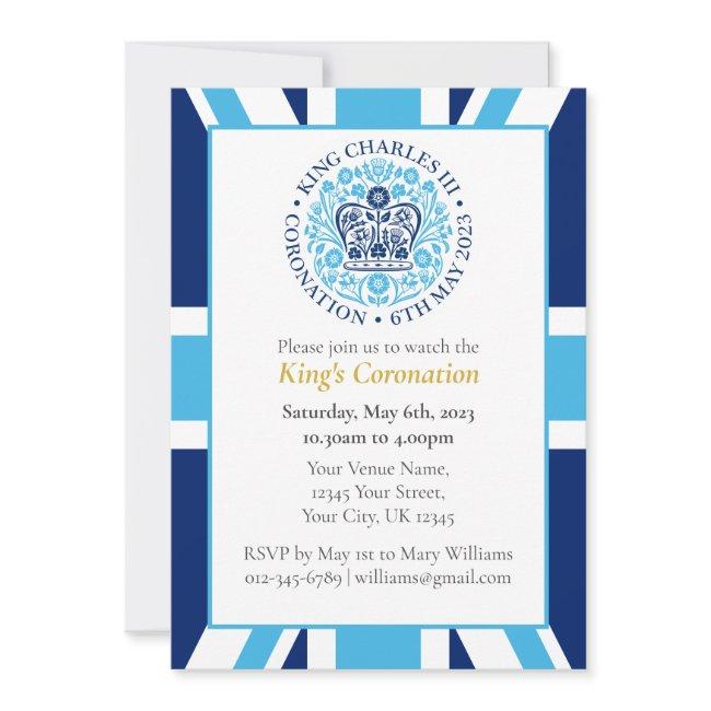 King Charles Iii Coronation Watch | Celebration Invitation
