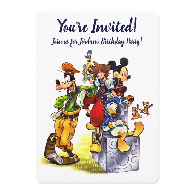 Kingdom Hearts: Coded | Group Key Art Invitation