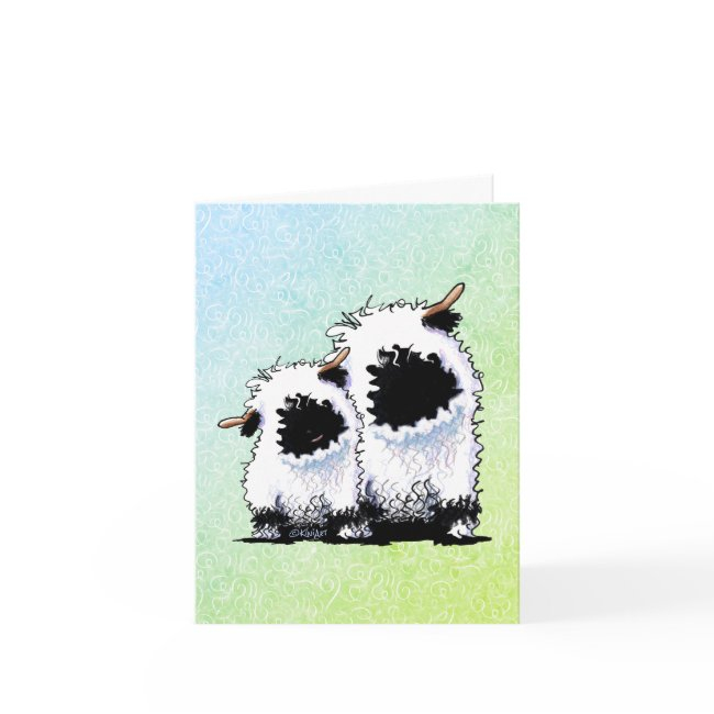 Kiniart Valais Blacknose Sheep Invitations