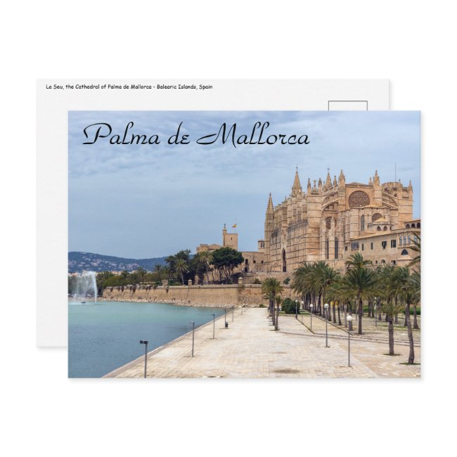 La Seu, The Cathedral Of Palma De Mallorca - Spain Postinvitations