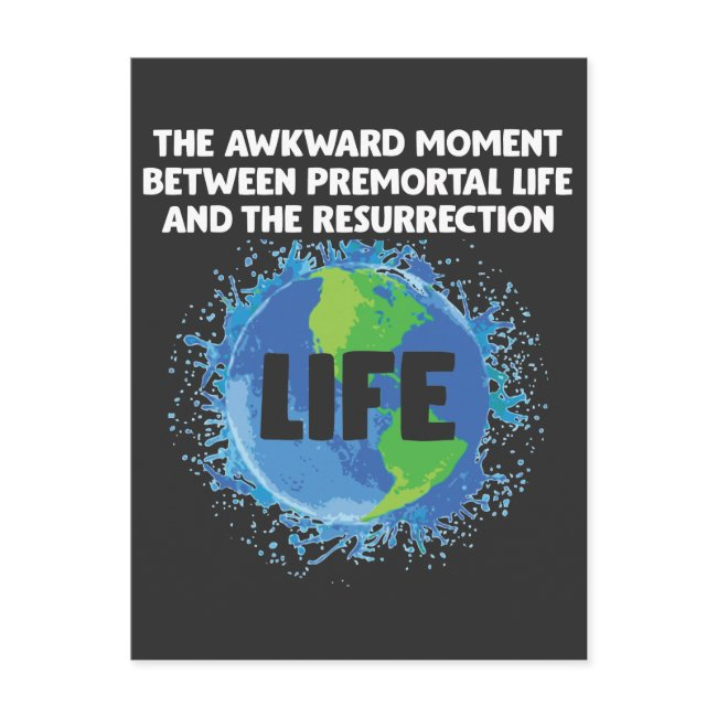 Lds Mormon Life Premortal Resurrection Missionary Postinvitations