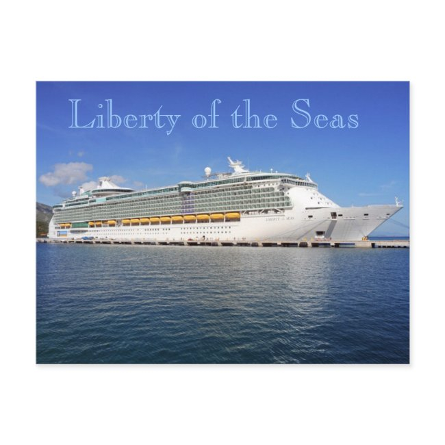 Liberty Of The Seas - Royal Caribbean Cruise Lines Postinvitations