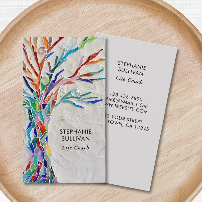 Life Coach Tree Of Life Business Invitations