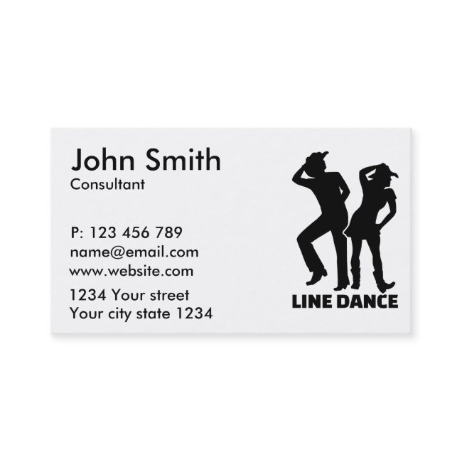 Line Dance Business Invitations
