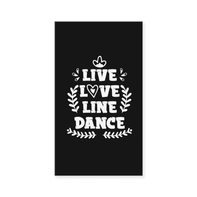 Line Dancing Love Country Western Line Dancer Business Invitations