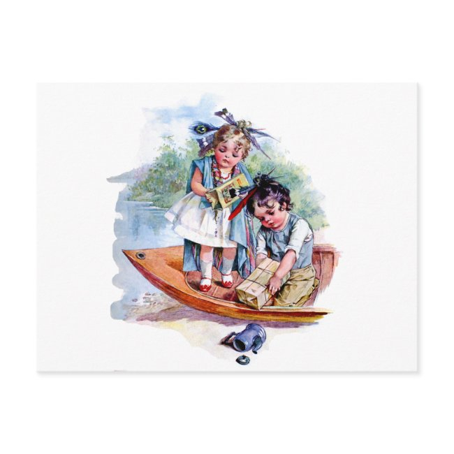 Little Boston Tea Party Invitation Postinvitations