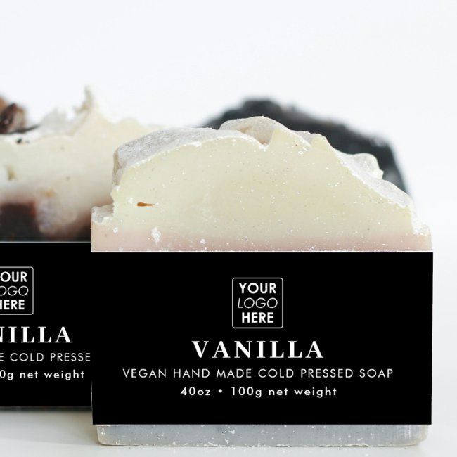 Logo Soap Belly Band Template Product Label Wrap