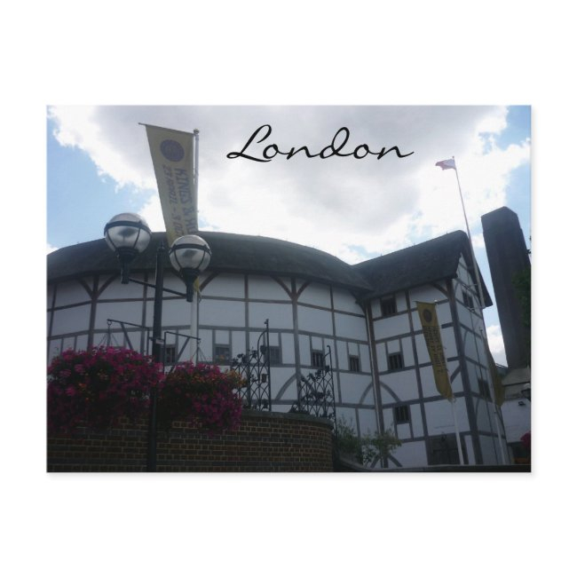 London Globe Postinvitations