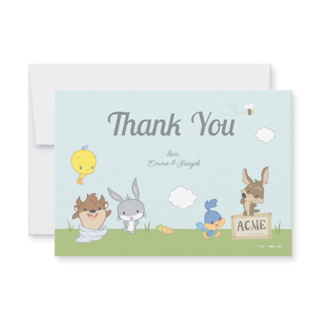 Looney Tunes™ Baby Shower Thank You Invitations