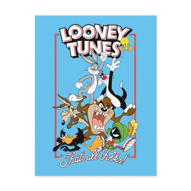 Looney Tunes™ "that's All Folks!™" Group Stack Postinvitations