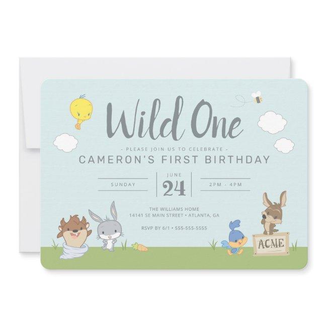 Looney Tunes™ | Wild One - First Birthday Invitation