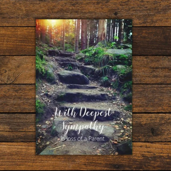 Loss Of Parent Sympathy Invitations