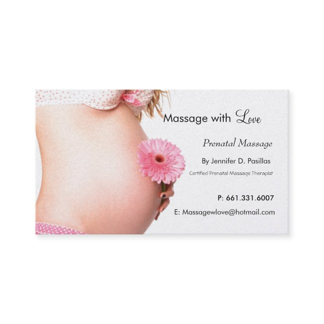 Love, Prenatal Massage Appointment Invitations