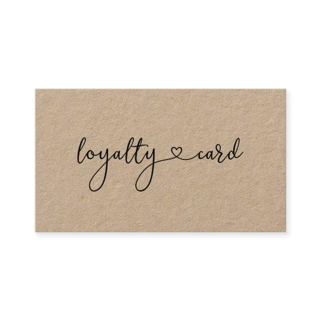 Loyalty Map 5 Nails Lashes Beauty Business Invitations