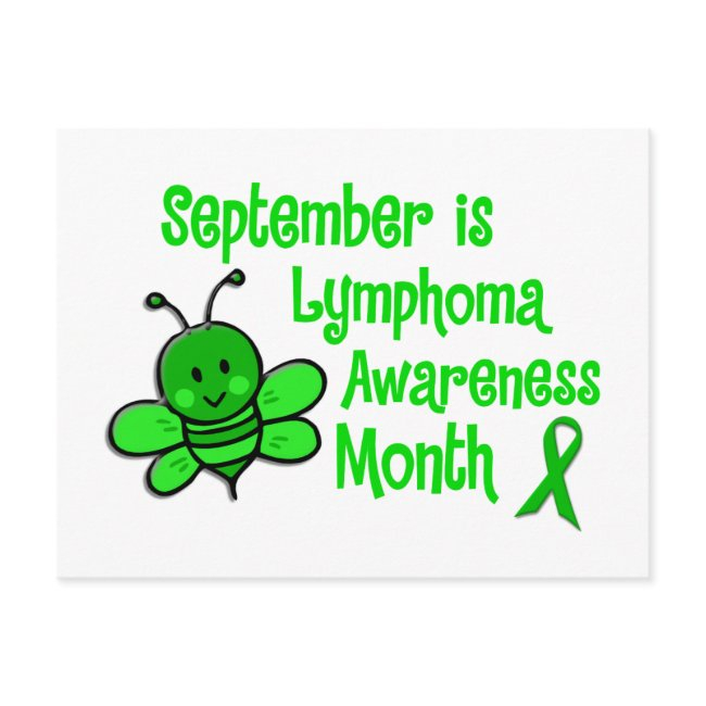 Lymphoma Awareness Month Bee 1.3 Postinvitations