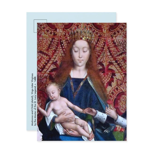 Madonna And Child (detail; M 070) Postinvitations