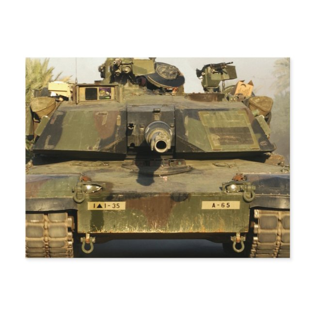 Make My Day M1a1abrams Mbt Postinvitations