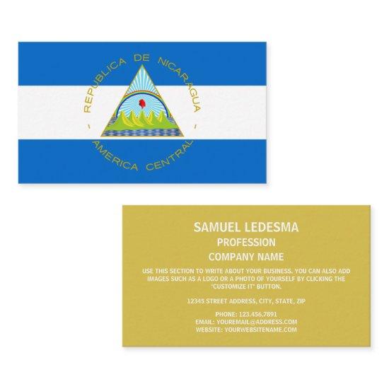 Managua Flag & Coat Of Arms, Flag Of Nicaragua Business Invitations