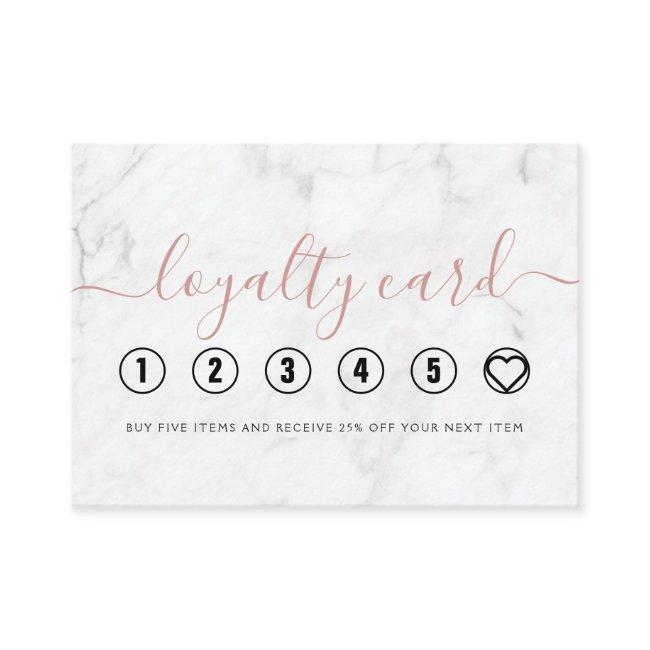 Marble Blush Hand Lettering Circles Loyalty Invitations