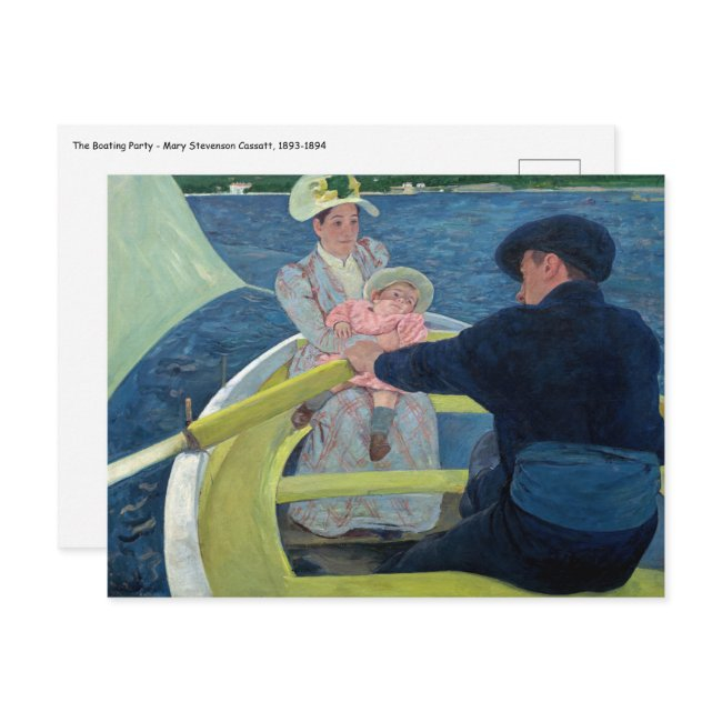 Mary Cassatt - The Boating Party Postinvitations