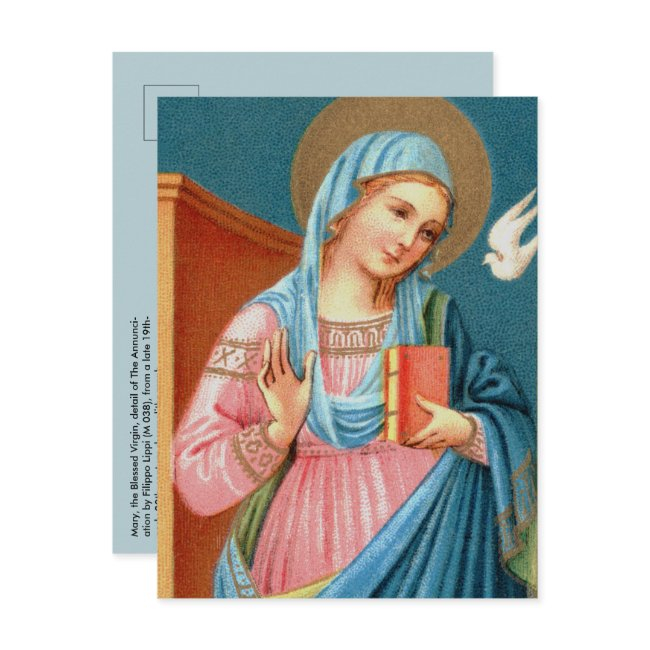 Mary, From F. Lippi’s Annunciation (detail; M 038) Postinvitations