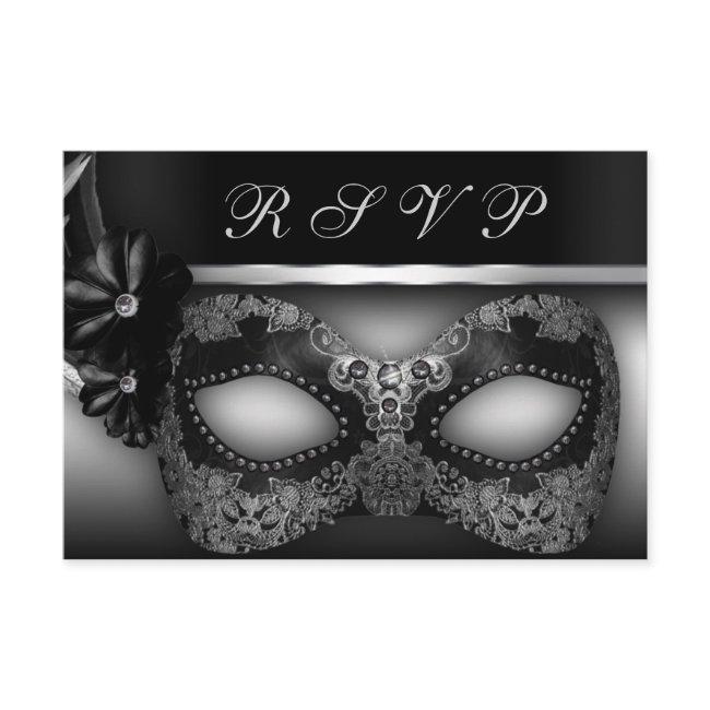 Masquerade Party Rsvp Invite