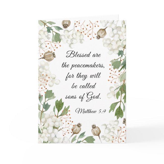 Matthew 5 9 Blessed Are The Peacemakers Bible Invitations