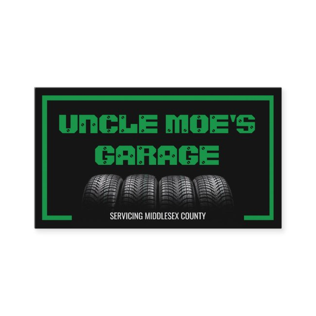 Mechanic Motorcycle Business Invitations