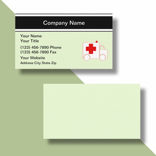Medical Emergency Business Invitations