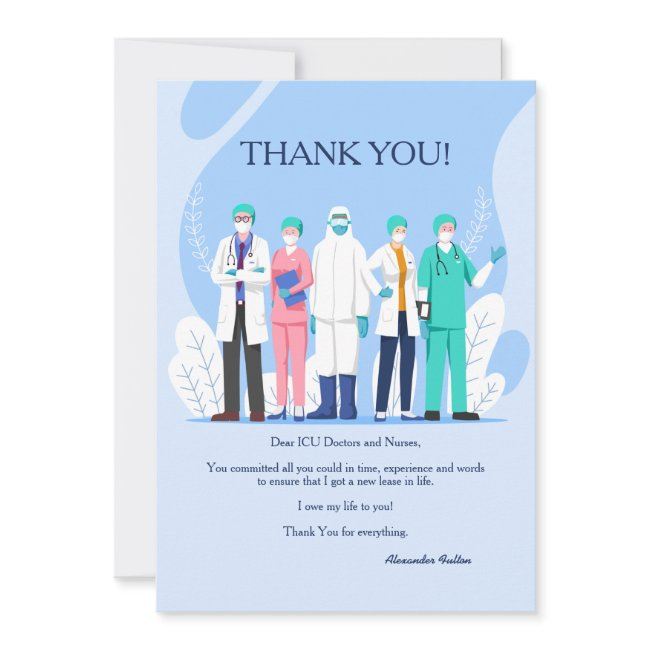 Medical Staff Thank You Invitations