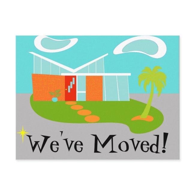 Mid Century Modern Change Of Address Postinvitations