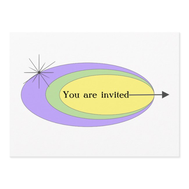 Mid-century Modern Invitation
