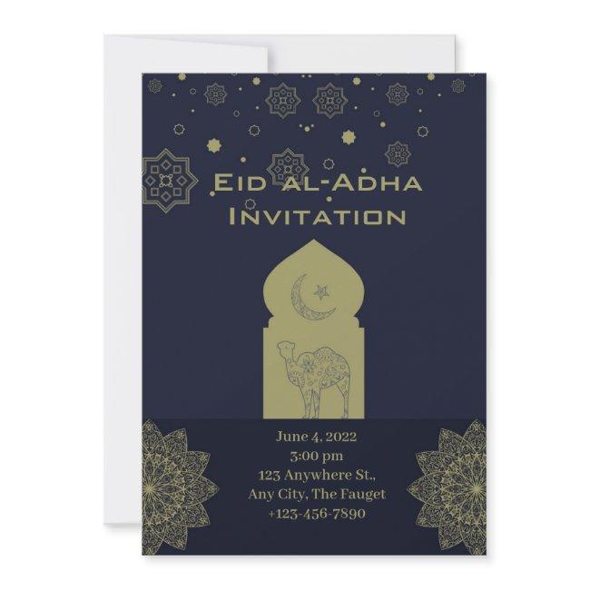 Minimalist Eid Al-adha Invitation