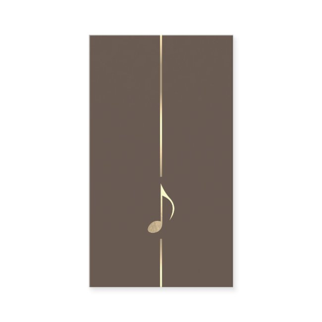Minimalist Music Eighth Note Business Invitations