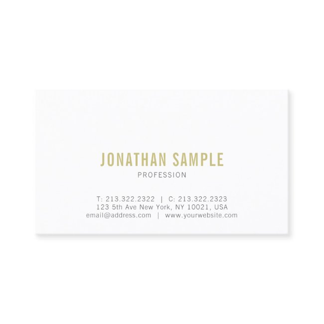 Modern Elegant Gold Simple Professional Plain Business Invitations