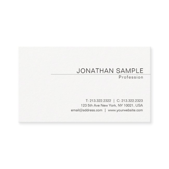 Modern Elegant Minimalist Design Trendy Plain Business Invitations