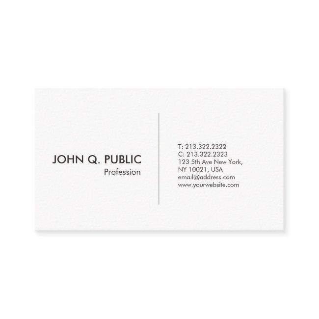 Modern White Professional Simple Elegant Business Invitations