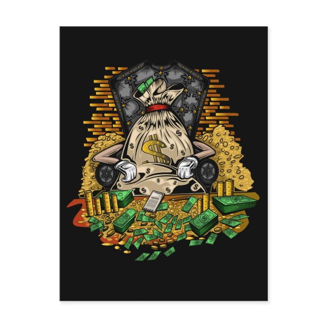 Money Bag Postinvitations